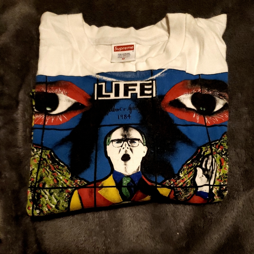 Supreme Gilbert & George Life tshirt